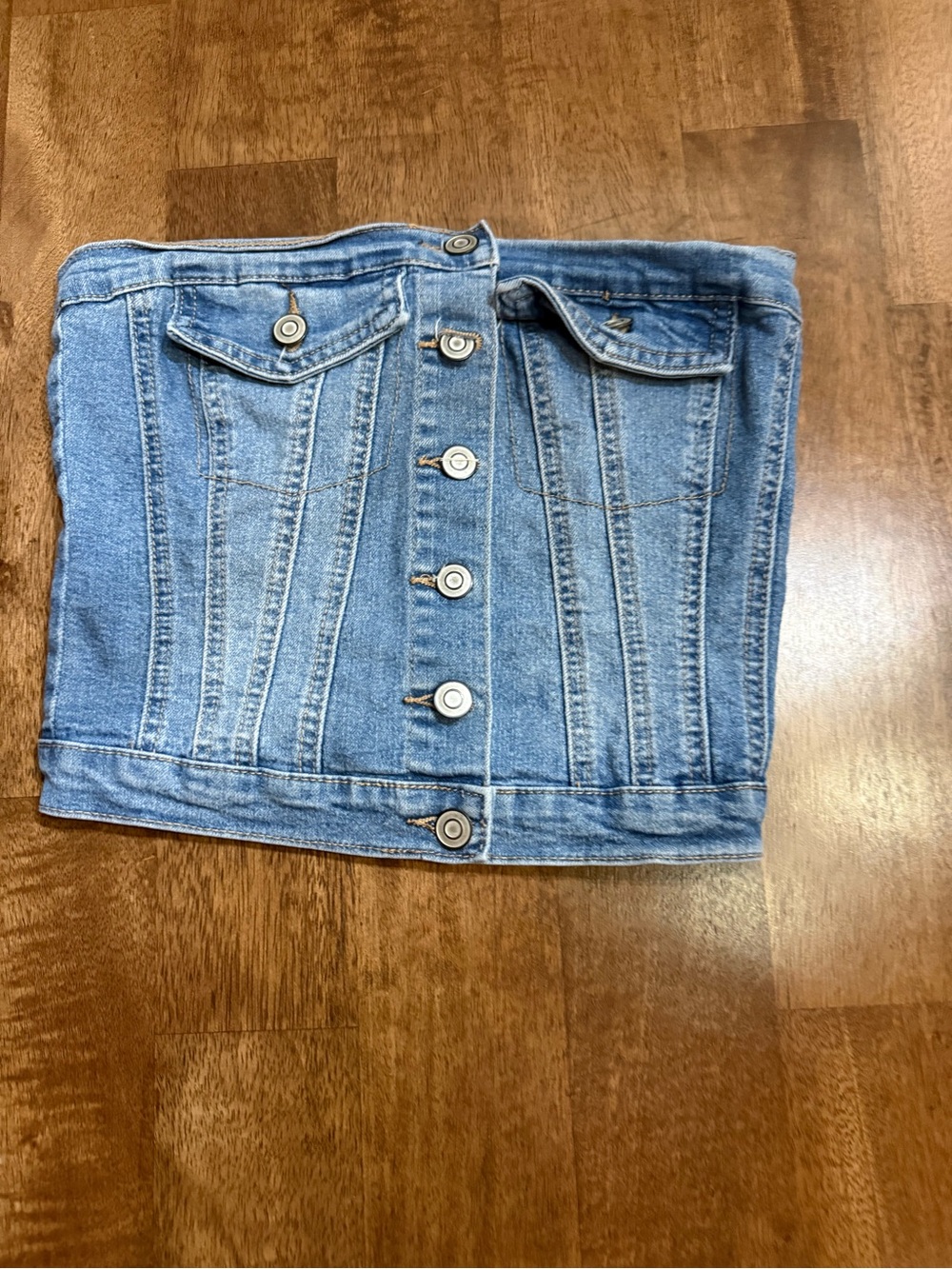 Project Rebel Denim Top